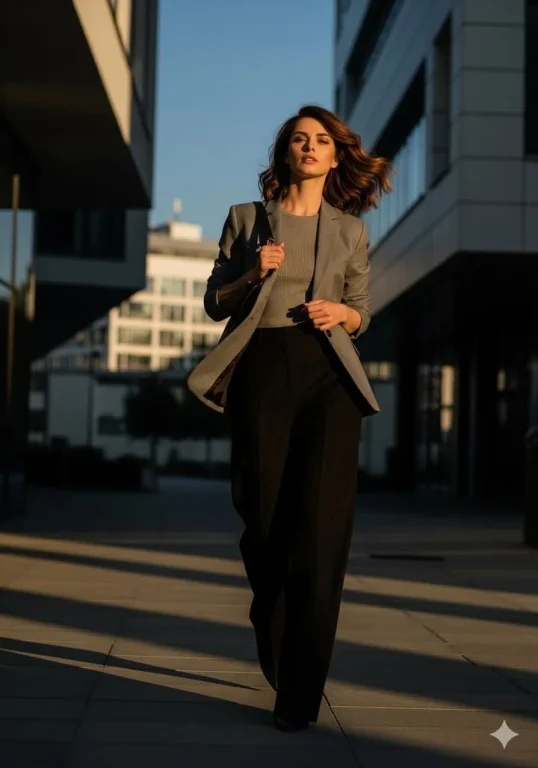 Golden Hour Urban Street Fashion Editorial