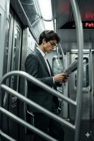 Subway Fashion Editorial — Nano Banana 2 AI Prompt: Create A Cinematic Fashion-editorial Portrait Of A Person Using Their Photo As I...