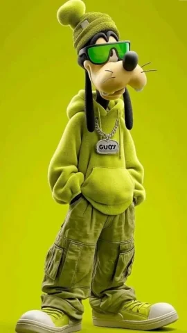 3D Cartoon Dog in Streetwear — Nano Banana 2 AI Prompt: Full-body 3D stylized anthropomorphic cartoon dog character wearing modern stree...