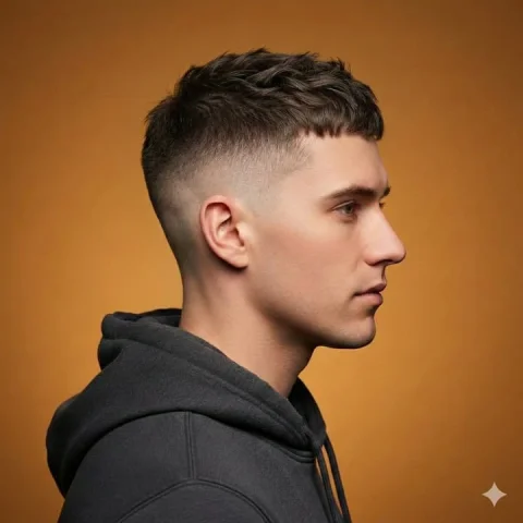 Ultra-Realistic Male Haircut Side Profile — Nano Banana 2 AI Prompt: { "meta": { "title": "Ultra-Realistic Studio Side-Profile Haircut Portrait", "ve...