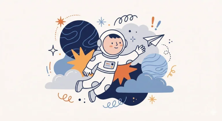 Whimsical Illustrations — Astronaut Dream