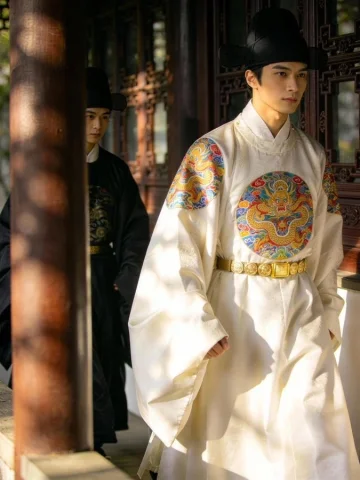 Vintage Film Poetic Ming Dynasty Nobleman — Nano Banana 2 AI Prompt: Natural realistic visual style, full body shot. Cool and elegant Ming Dynasty yo...