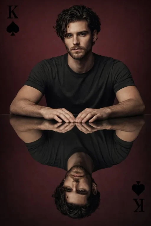 King of Spades Symmetry Portrait