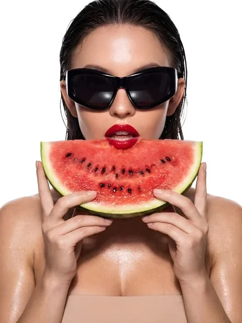 Studio High-Key Watermelon Babe