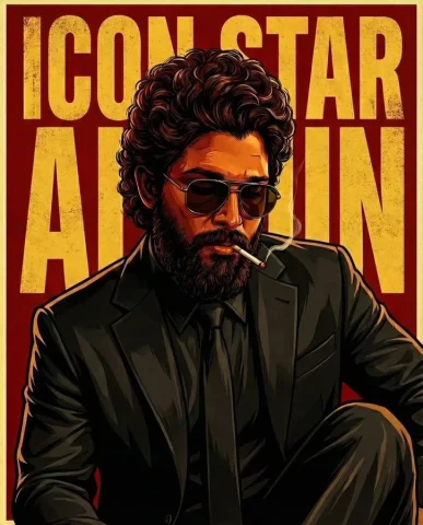 Rugged Superstar Hero Illustration — Nano Banana 2 AI Prompt: A digital illustration in the style of Grand Theft Auto loading screen art. A ru...