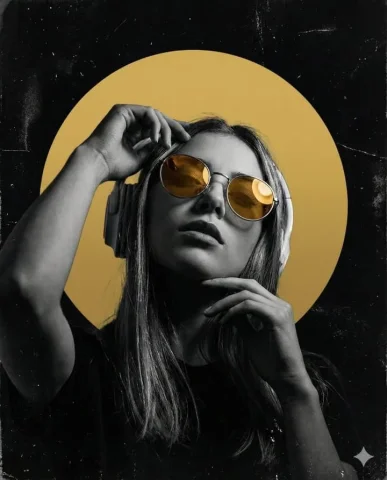 Underground Club Music Poster — Nano Banana 2 AI Prompt: Create a dark, high‑contrast poster with a moody, underground club aesthetic. Th...