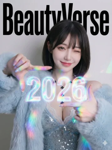Dazzling Holographic Fashion Editorial — Nano Banana 2 AI Prompt: { "project_title": "BeautyVerse Editorial - Chest-Level Holographic Viewfinder...