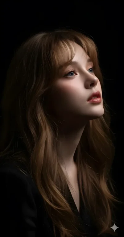 Cinematic Dark Portrait Girl