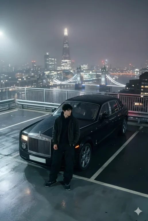 London Fog Rolls-Royce Street Style
