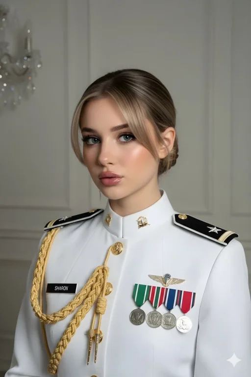 Elegant Female Officer Portrait