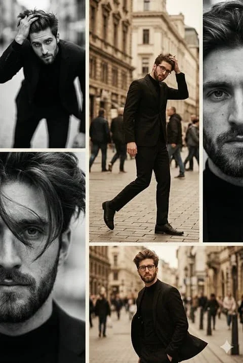 Vintage Street Fashion Collage