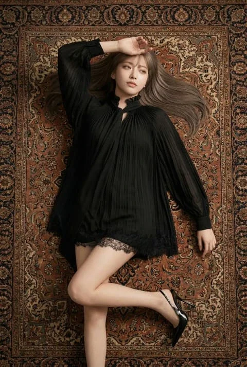 Fashion Dream on a Persian Carpet