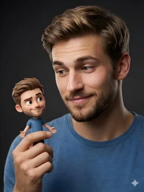 A Tender Gaze Between Realism and Pixar Style