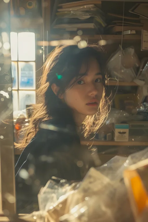 Gentle Melancholy of Backlit Hair Tips