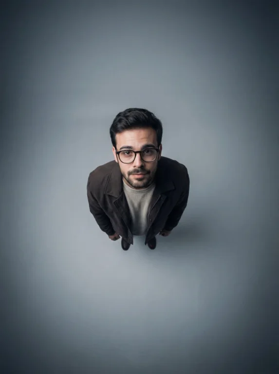 Upward Gaze in Minimalist Space