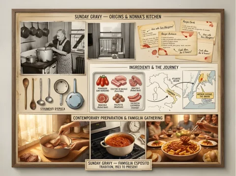 Culinary Heritage Board Recording Dishes — Nano Banana 2 AI Prompt: A culinary heritage board documenting [DISH] — [CULTURE / REGION / ERA]. The can...