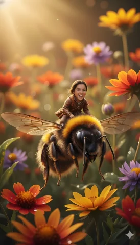 HD hyperrealistic macro photo — Nano Banana 2 AI Prompt: 1. high-definition, hyper-realistic macro photograph of a tiny, miniature girl...