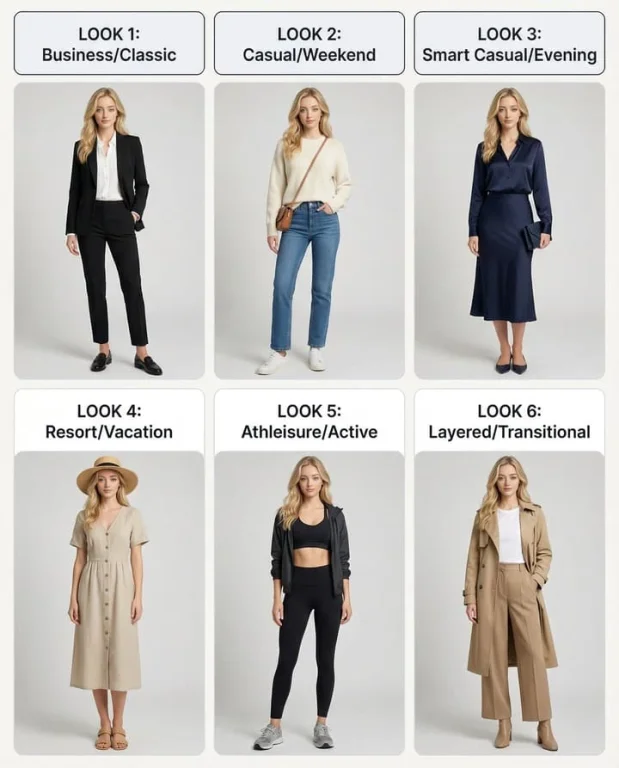 A vertical fashion poster