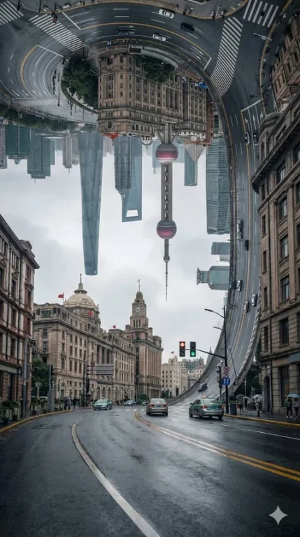 Gravity-Bent City