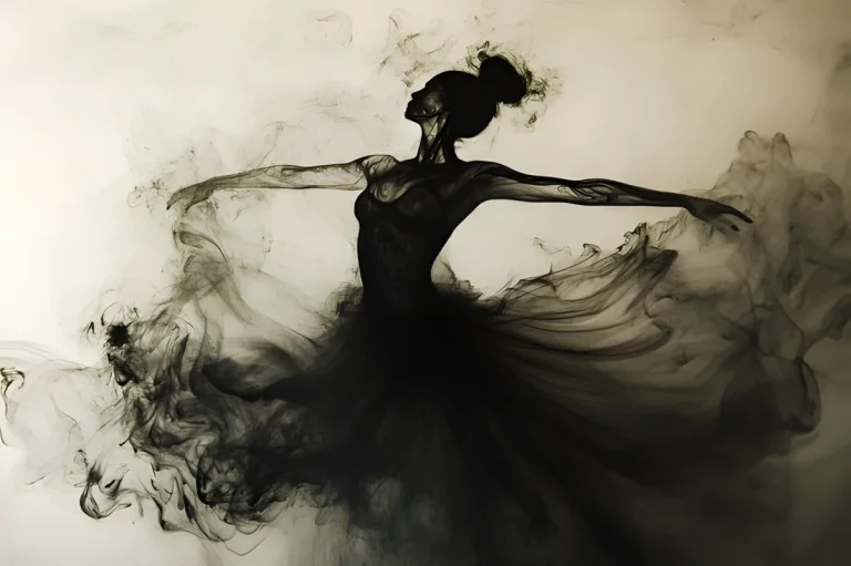 Ink Style Dreamy Poetic Atmosphere