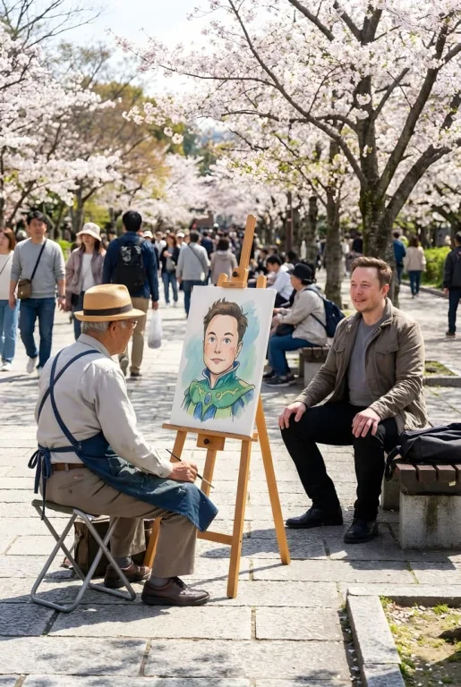 Musk Painting in the Park