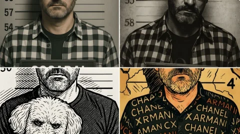 Police Photo Style — Nano Banana 2 AI Prompt: Transform this image into a realistic police mugshot. Add a gray background with...