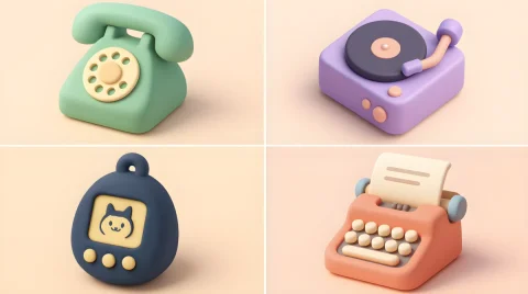 3D Pastel Clay Icons — Nano Banana 2 AI Prompt: Tiny cute isometric [smiling - optional] [OBJECT] emoji, shape, soft lighting, s...