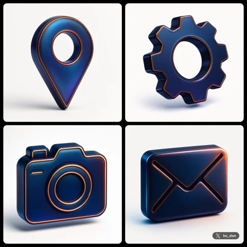 Alloy Icons — Nano Banana 2 AI Prompt: create image with 1: 1 ratio turn a vector [ type ] icon with the following js...