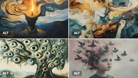 Surreal Oil Painting — Nano Banana 2 AI Prompt: A surreal oil painting of a [subject], executed in the style of early 20th-centu...