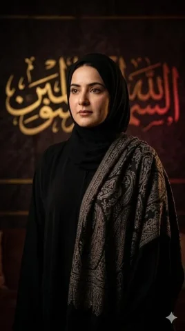 Chiaroscuro Muslim Woman Portrait — Nano Banana 2 AI Prompt: Create an ultra-realistic cinematic portrait featuring a beautiful Muslim woman...