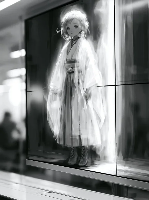 Social Media Post - Taisho Era Girl Remote Work Presentation