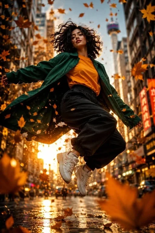 Social Media Post - Urban Cinematic Fashion Portrait