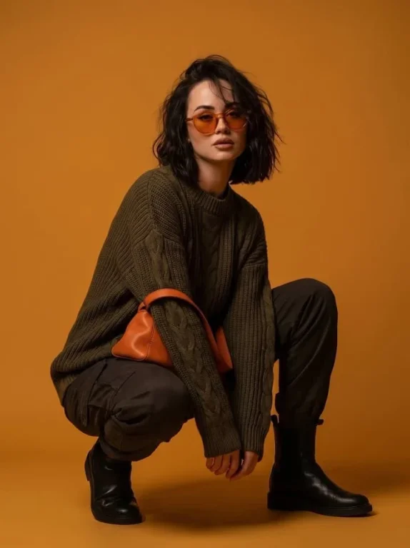 Product Marketing - High-Fashion Studio Editorial Portrait