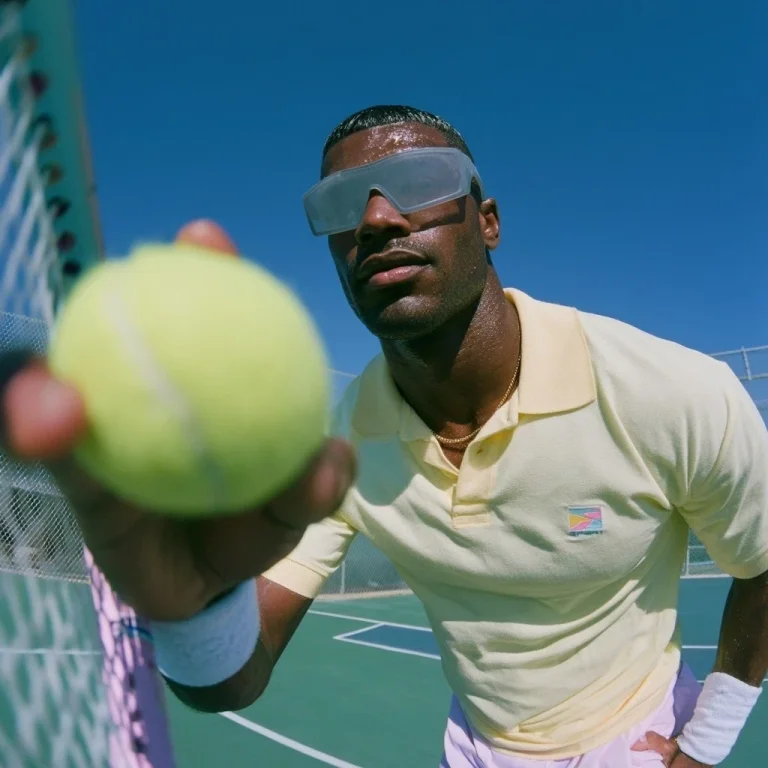 Y2K Fisheye Tennis Court Editorial