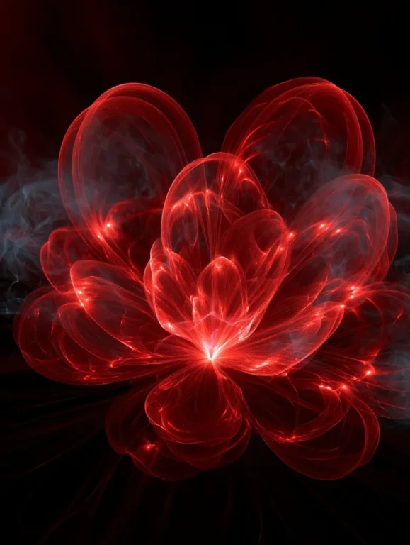 Crimson Flower Energy Burst