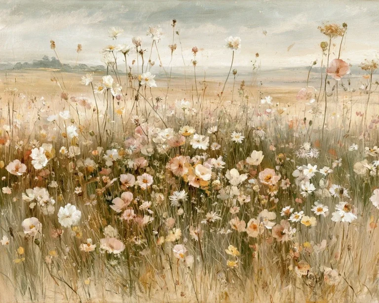 Degas Style Wildflower Meadow