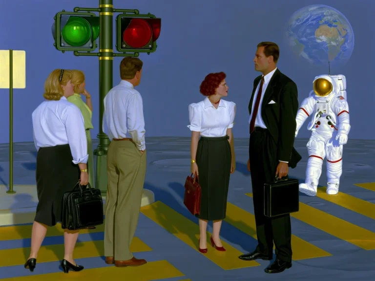 Crosswalk on the Moon