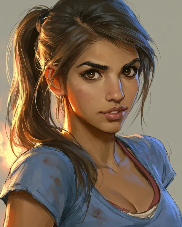 Bruno Aveillan Style Woman Portrait
