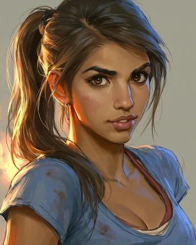 Bruno Aveillan Style Woman Portrait — Midjourney v6 AI Prompt: Portrait of a woman in the style of Bruno Aveillan --chaos 75 --ar 4:5 --raw --h...