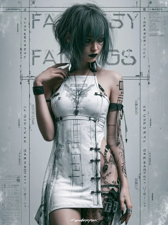 Cyberpunk Lucy Gray Poster Art
