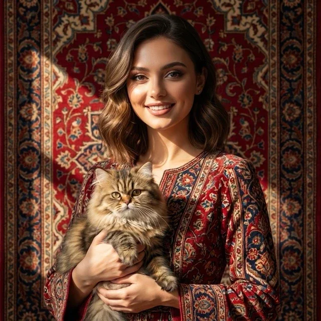 A 4K Ultra-Realistic Portrait Of A Young Girl, Framed From The Ch