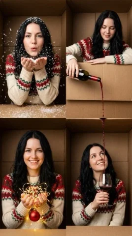 Use The Face Without Any Change. A High-Quality 2X2 Creative Phot — Nano Banana 2 AI Prompt: Use the face without any change. A high-quality 2x2 creative photo collage of a...