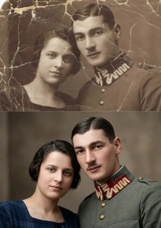 Restore This Old Photo Into Professional Portrait Of Dlsr - Quali