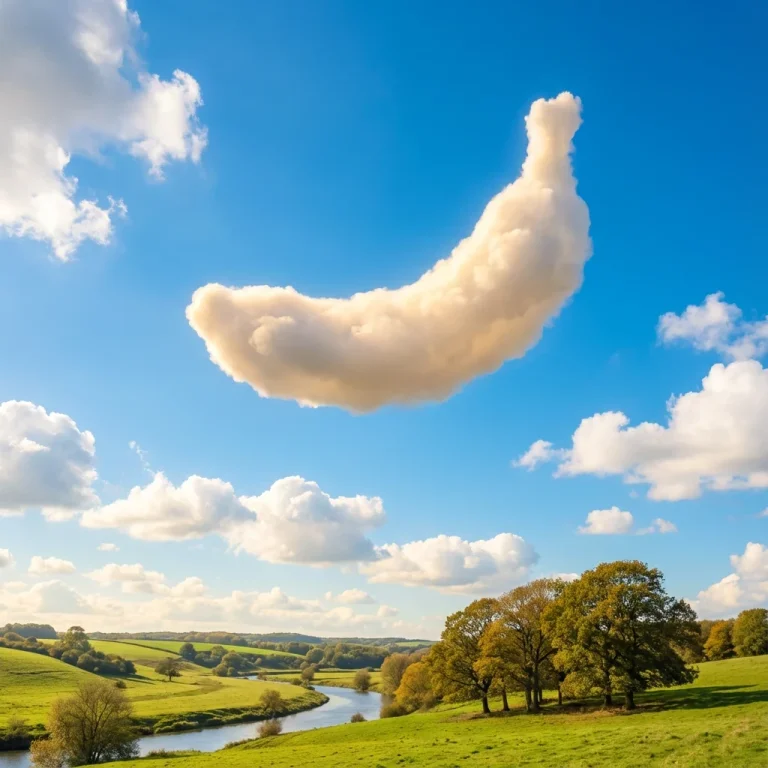 Create An Ultra-Realistic Sky Scene Where Soft, Natural Cloud For