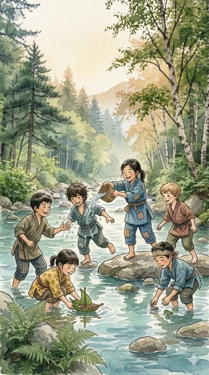 Whispers of Childhood in Nature's Heart