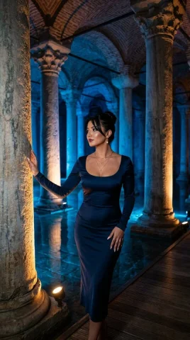 Mystical Elegance in the Basilica Cistern — Nano Banana 2 AI Prompt: { "generation_request": { "meta_data": { "tool": "Nano B...