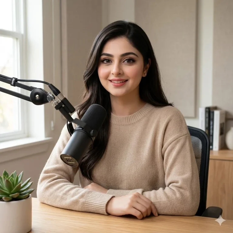 Elegant Podcast Vibes in Natural Light
