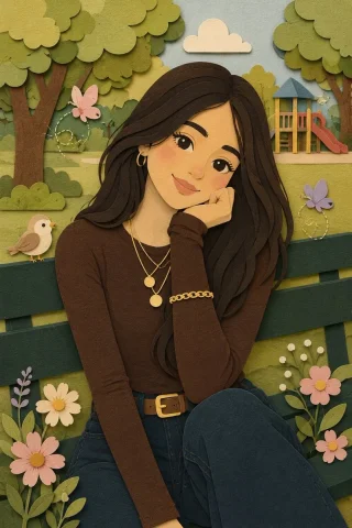 Whimsical Paper Craft Wonderland — Nano Banana 2 AI Prompt: Transform this image into a beautifully layered paper craft artwork with clean,...