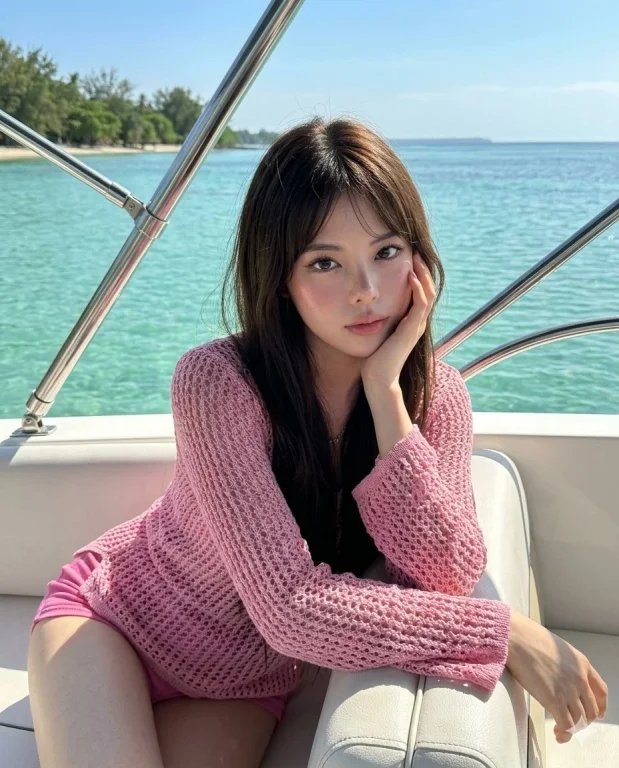 Sunlit Serenity: A Luxury Boat Portrait