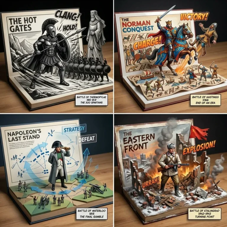Epic Battles: A 3D Comic Diorama Experience